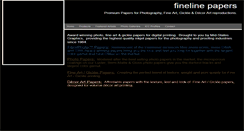 Desktop Screenshot of finelinepapers.com